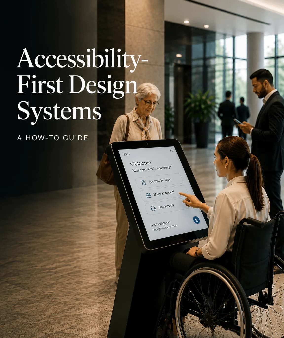 Accessibility-first design system demonstrated through an inclusive self-service digital kiosk